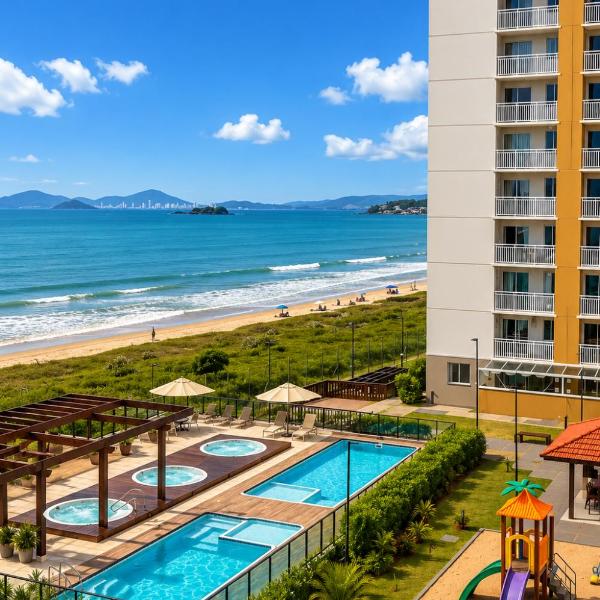 Vista do Mar, Churrasqueira, Piscina Aquecida, Jacuzzi e Garagem103-9