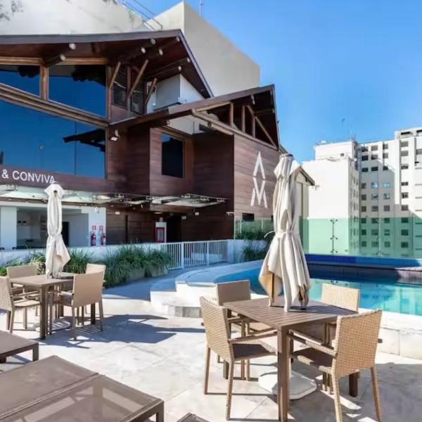 Apartamento completo e moderno com ar condicionado e piscina no centro do RIO - Foto 4