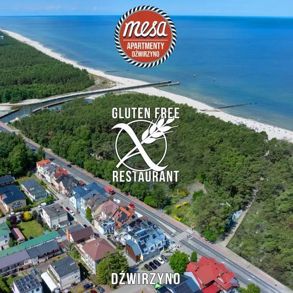 Apartamenty Mesa Grill Restaurant Cafe, hotel di Dźwirzyno
