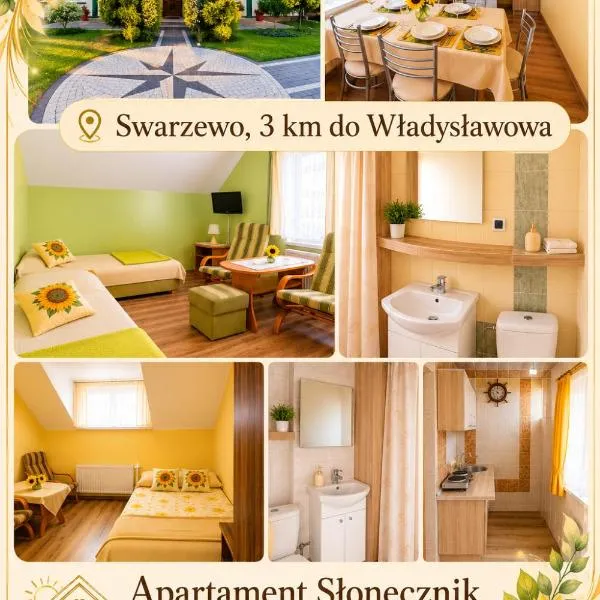 Apartament SŁONECZNIK, hotelli kohteessa Swarzewo