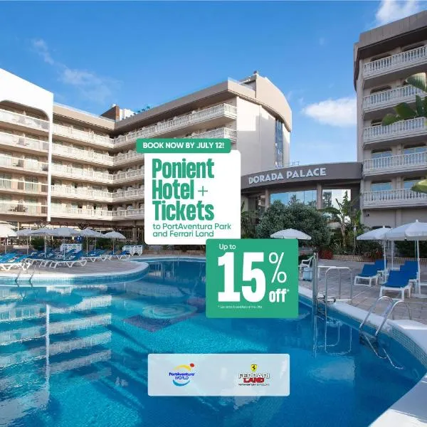 Ponient Dorada Palace by PortAventura World - Available rates with tickets to PortAventura Park & Ferrari Land, hotel en Salou