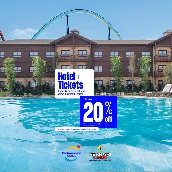 PortAventura Hotel Colorado Creek - Includes unlimited access to PortAventura Park & 1 access to Ferrari Land, hotel en Salou
