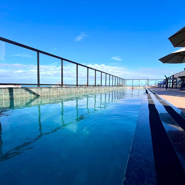 Flat NOVO com piscina privativa Porto de Galinhas 100m da Praia e bem centrinho