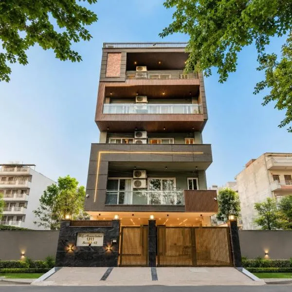 Lime Tree One BHK Service Apartment Near Artemis Hospital Sector 52 Gurgaon, מלון בגורגאון