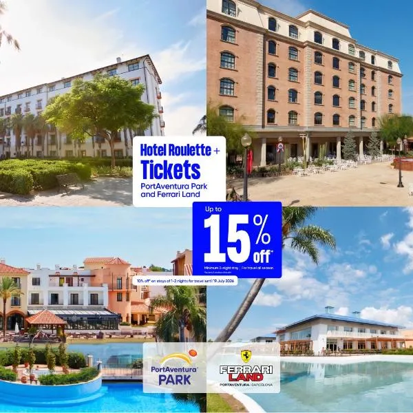 PortAventura Hotel Roulette - Includes unlimited access to PortAventura Park & 1 access to Ferrari Land, hotell Salous