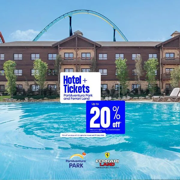 PortAventura Hotel Colorado Creek - Includes unlimited access to PortAventura Park & 1 access to Ferrari Land, hôtel à Salou