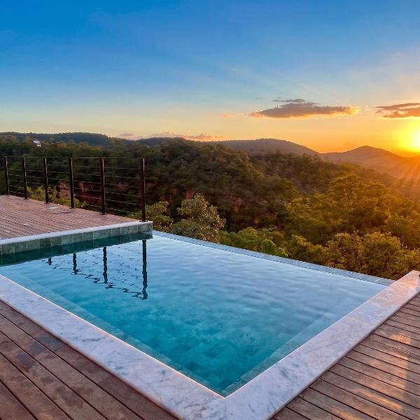 Las Casas Piri · Refúgio com Piscina e Pôr do Sol