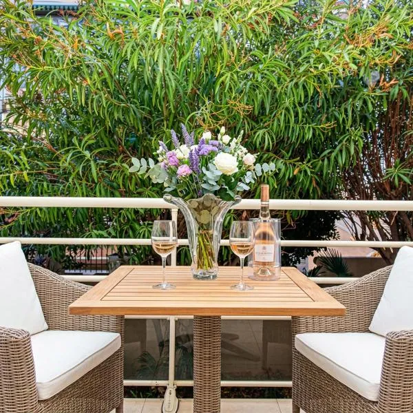 Cannes Croisette - Perle Rare 4p Proche Carlton & 1mn Plages -Vue Été 2026, hotell Cannes'is