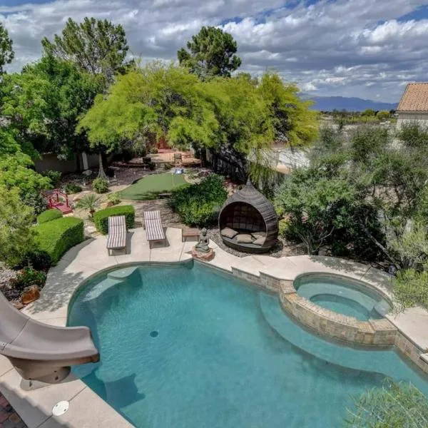 Summerlin Private Buddha Estate Resort - Pool, Spa, Sauna, Game Room, Basket ball, Mini golf, Gym, hotel v Las Vegasu