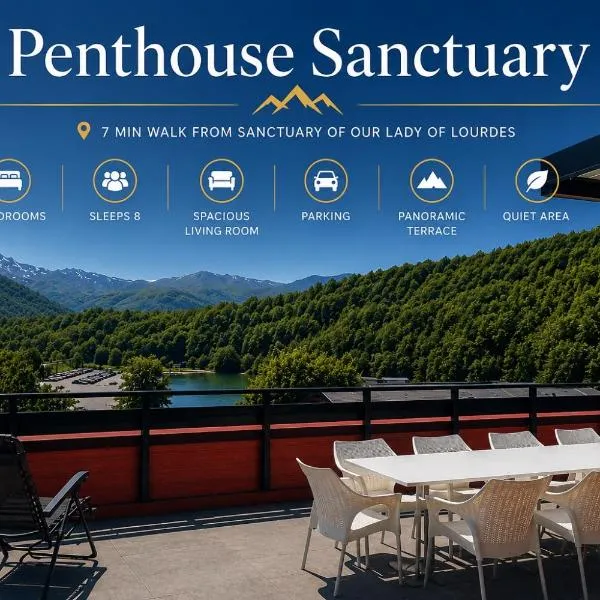 Penthouse Sanctuaire à Lourdes – hotel w Lourdes