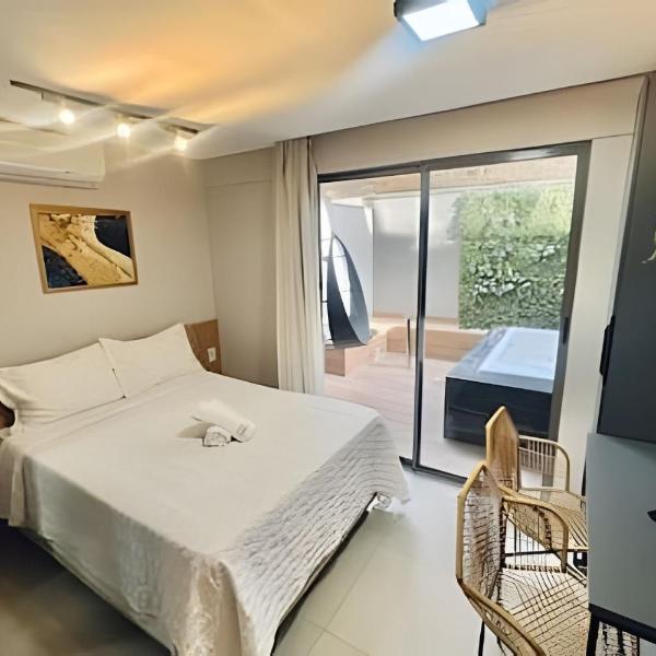 Way Bossa com jacuzi de frente para Caribessa