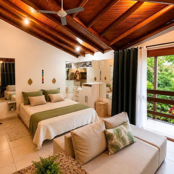 Apartamento 50m da Praia Pereque Wi-Fi 600 Mb Garagem