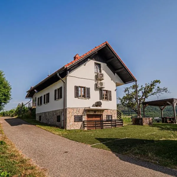 Andy's Holiday Home with HotTub & Sauna, מלון בPodbočje