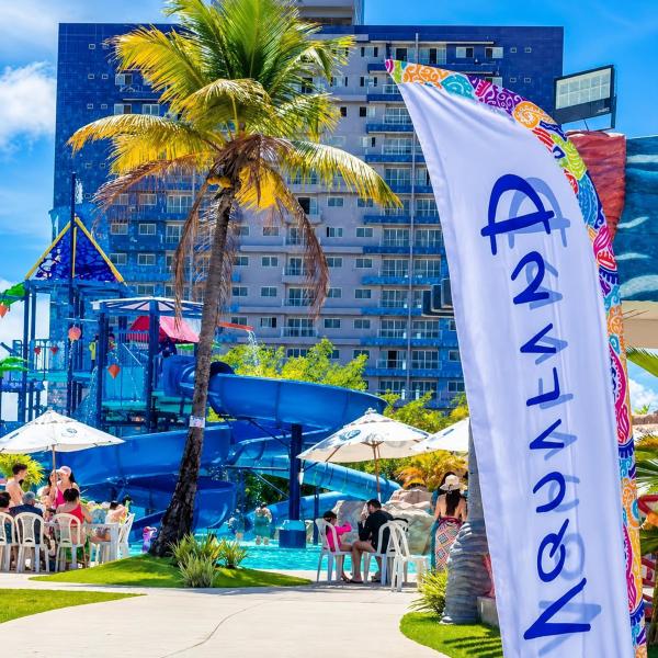 Aqualand Resort com acesso ao aquapark