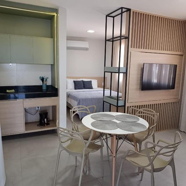 Loft 17 Mar Azul Praia dos Anjos com vista
