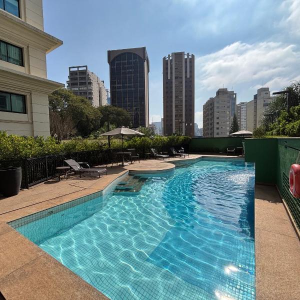 Hotel Pamplona Paulista Jardins cozinha garagem grátis ótima localização 1209 - Foto 4