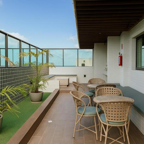 Apto moderno com rooftop piscina em Maracaípe - Foto 2