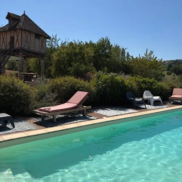 Gîte le Colombier, hotell sihtkohas Castelnau-de-Montmiral