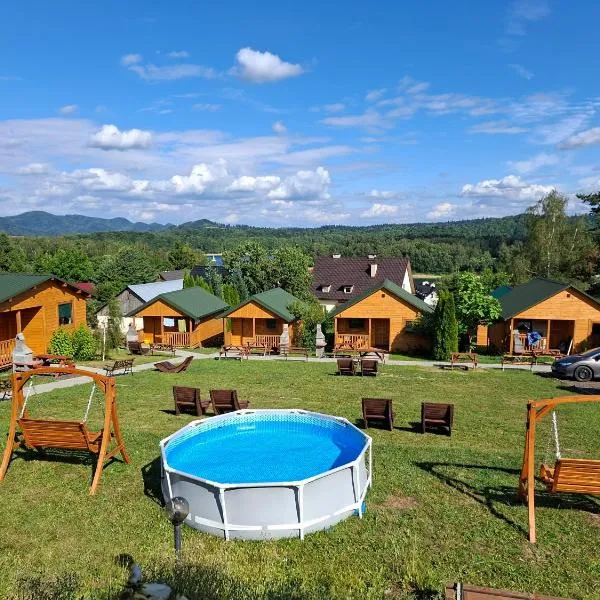 Wakacyjne Domki Nad Jeziorem U Falów, hotell i Polańczyk