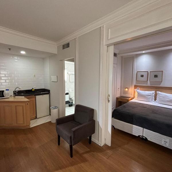 Hotel Pamplona Paulista Jardins cozinha garagem grátis ótima localização 1510 - Foto 2