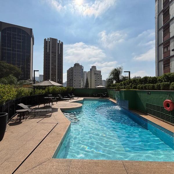 Hotel Pamplona Paulista Jardins cozinha garagem grátis ótima localização 1510 - Foto 4