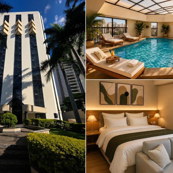 Flat Premium - a 500m do Ibirapuera - Conforto Vaga Piscina Lazer
