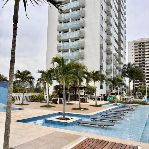 Studio Resort Ilha Pura, Riocentro, piscina, e Farmasi Arena - Foto 4