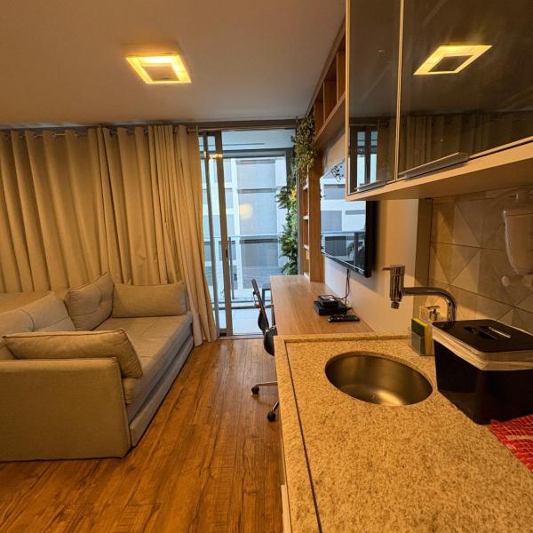 Studio moderno em Pinheiros, 190 metros do Metrô, Academia & Wi-Fi - Foto 3
