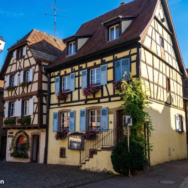 Appartement cosy avec cheminée à Eguisheim - 110m² - Terrasse, hotel en Eguisheim