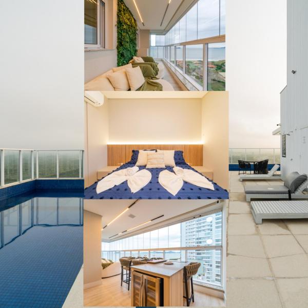 apartamento com vista para o mar em balneario picarras o imovel oferece facil acesso a praia, restaurantes, mercados e atracoes da regiao, unindo conforto e uma experiencia unica a beira mar