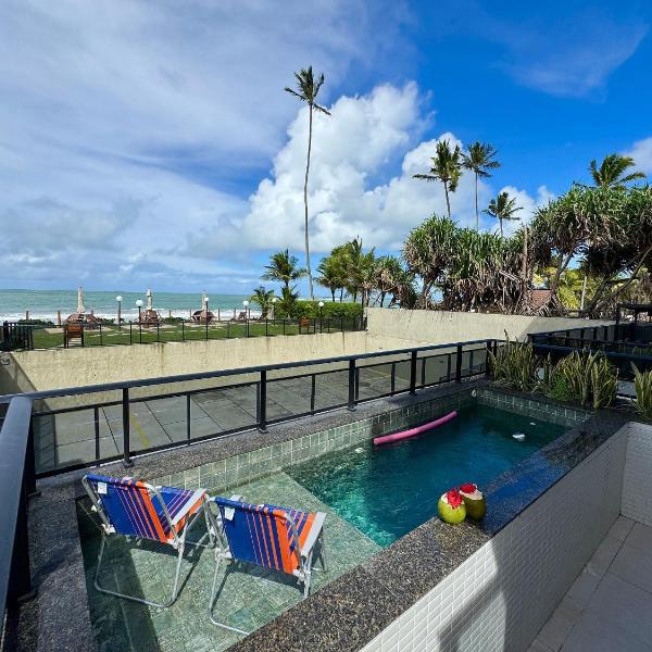 Flat beira-mar com piscina em Porto de Galinhas - Foto 4