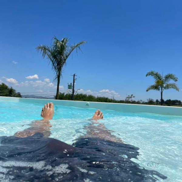 Espaço Mattigor, Chácara mil m2, piscina grande com prainha e vista deslumbrante - Foto 4