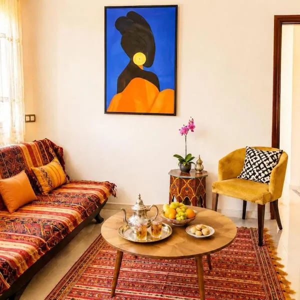 Plage, centre-ville et commerces à pied, Appartement cosy tout confort avec Wi-Fi haut débit, Netflix et climatisation, hotell sihtkohas El Jadida