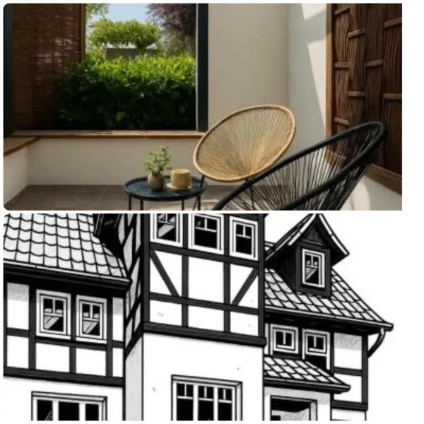 Moderne Ferienwohnung Klosterblick, hotel in Guxhagen