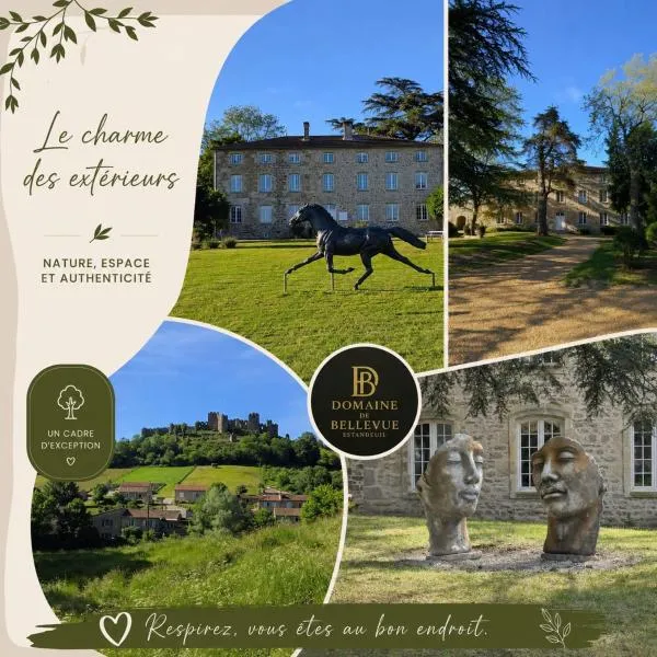 DOMAINE de BELLEVUE、Estandeuilのホテル