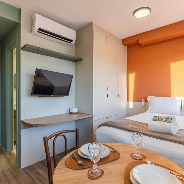 Moderno Studio no Brooklin | Piscina aquecida