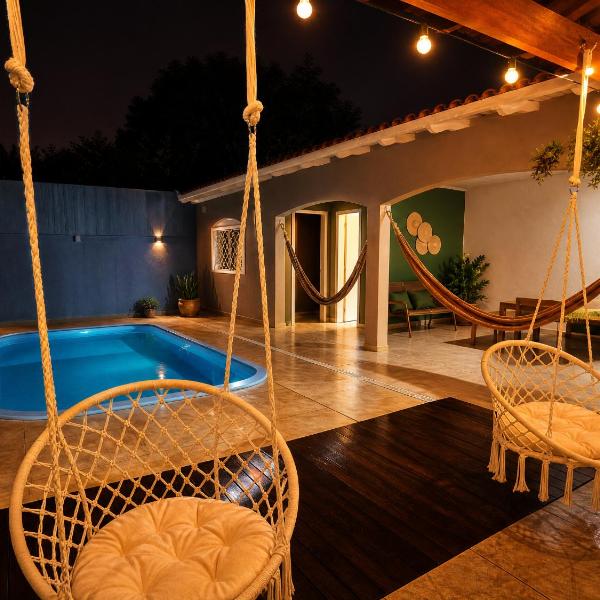 Casa Aconchego da Fronteira 3 Quartos com Piscina - Foto 4