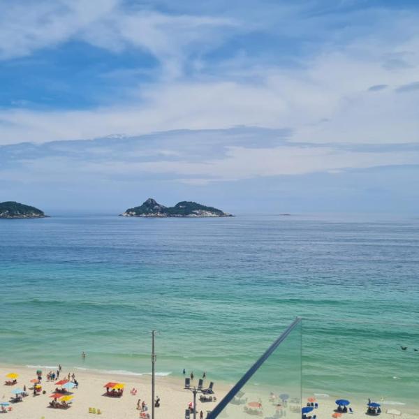 Oceania Barra Beach - Vista Panorâmica para o Mar na Praia do Pepê
