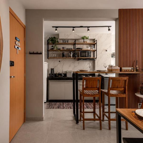 Flats Praia Uberlandia - Apt próximo ao Praia Clube - Area de lazer com Portaria 24 horas, piscina, academia, brinquedoteca, churrasqueira e áreas verdes para caminhadas - Foto 4