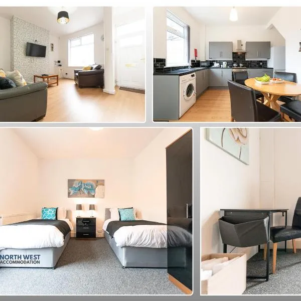 Leigh 2-Bedroom House Near Haydock & Wigan, hótel í Leigh