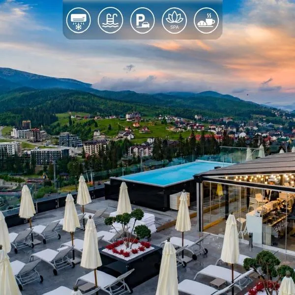 Mountain Residence Apartments & Chalet, hotell i Bukovel