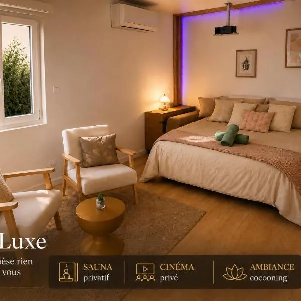 Suite Luxe et nature avec sauna & cinéma privés proximité forêt, hotel u gradu Dol