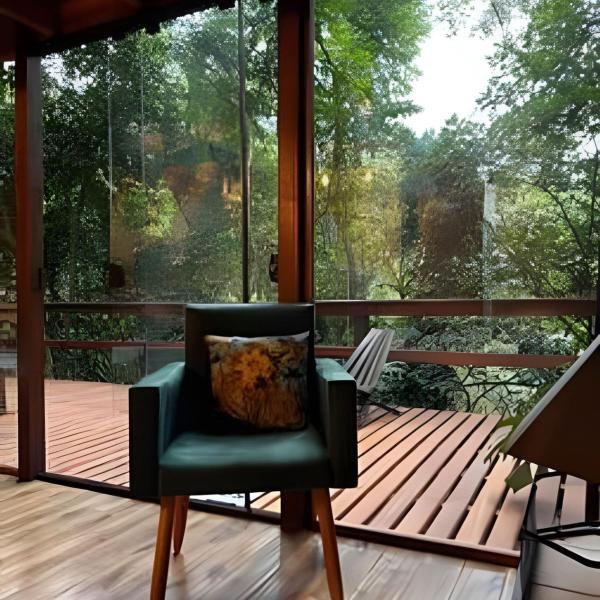 Cabana tesourinha Ecoparque Águas Brancas