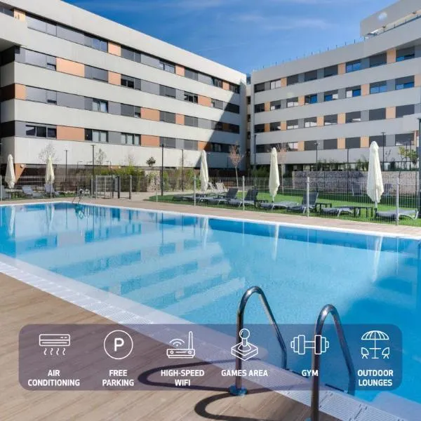 Livensa Living Studios Madrid Alcobendas Parking Free, hotelli kohteessa Alcobendas