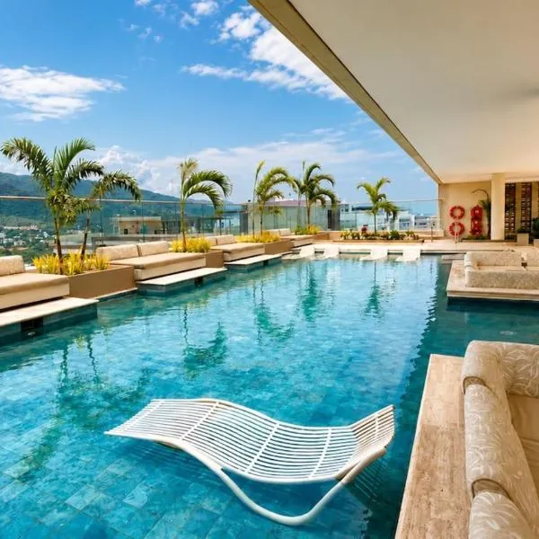 Apartamento en Playa de Bello Horizonte con Rooftop y Piscina con Vista al Mar, hotell i Santa Marta