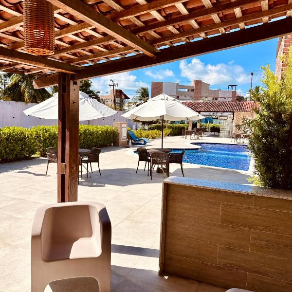 No coração de Porto de Galinhas com 2 piscinas e 170 metros da praia - Foto 4