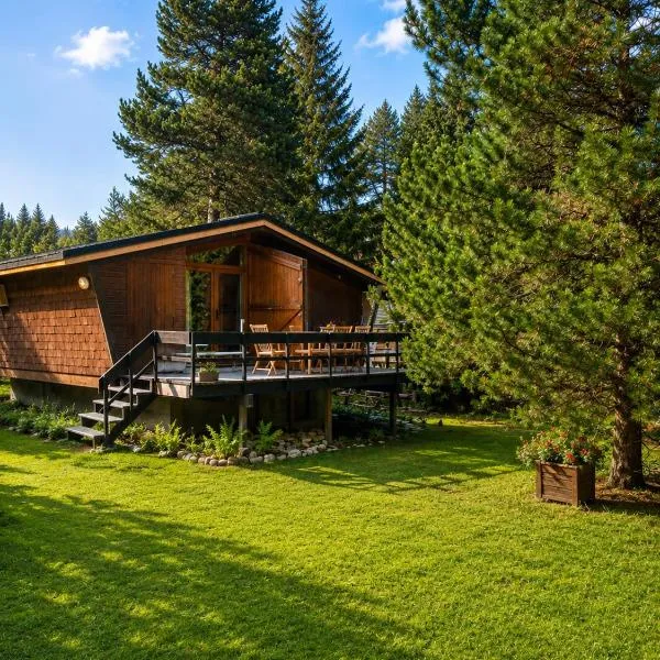 Chalet l'Epicéa T3 sous les pins avec Jardin à 5 min à pied des pistes P2 et commerces, hotel sa Bolquere Pyrenees 2000