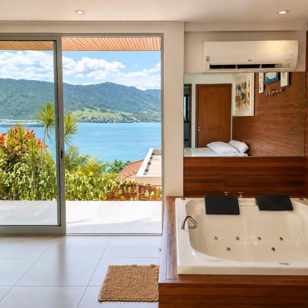 Chalé 1 maravilhoso com hidro prx Praia vista pMar