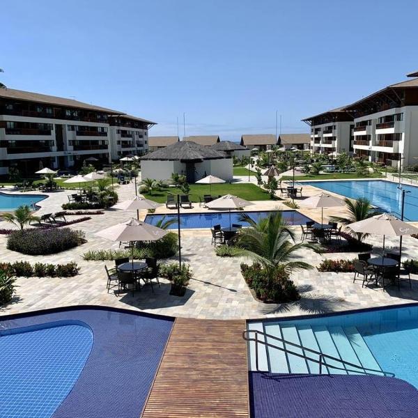 Lindo Flat Térreo 3 quartos Na Beira Mar Porto de Galinhas - Foto 4
