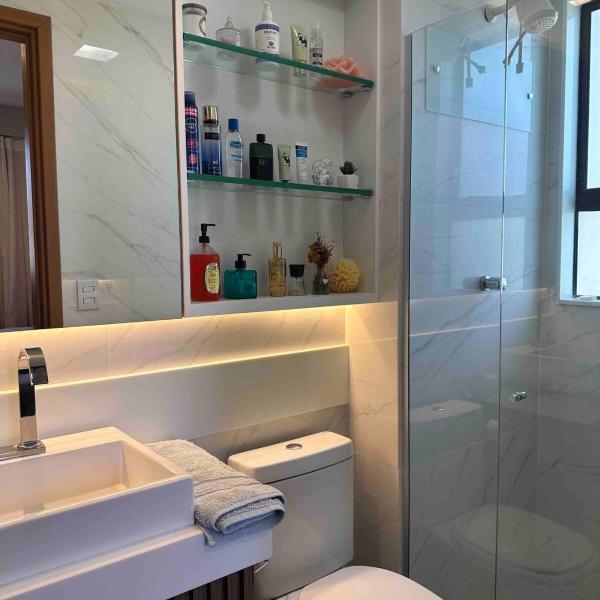 Lindo Flat Térreo 3 quartos Na Beira Mar Porto de Galinhas - Foto 3